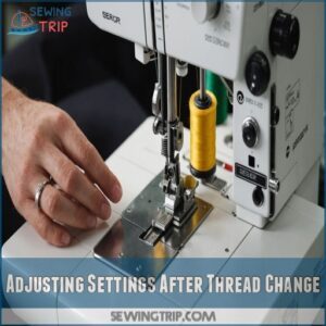 Adjusting Settings After Thread Change