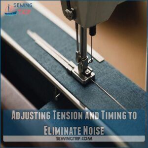 Adjusting Tension and Timing to Eliminate Noise Adjusting Tension and Timing to Eliminate Noise
