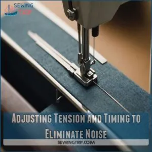 Adjusting Tension and Timing to Eliminate Noise