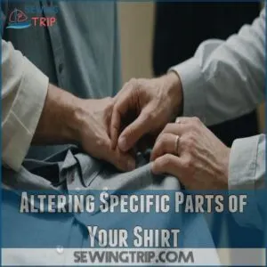 Altering Specific Parts of Your Shirt