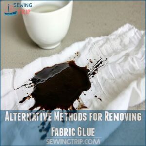 Alternative Methods for Removing Fabric Glue