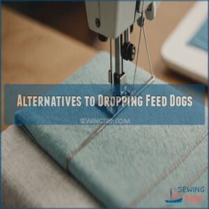 Alternatives to Dropping Feed Dogs