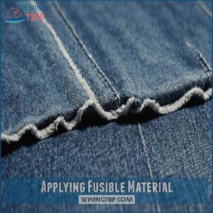 Applying Fusible Material