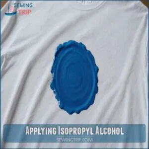 Applying Isopropyl Alcohol