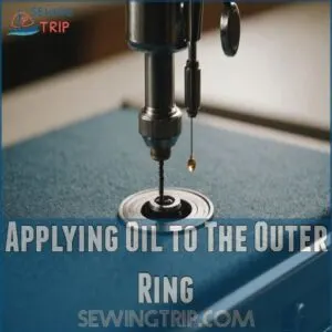 Applying Oil to The Outer Ring