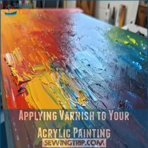 Applying Varnish to Your Acrylic Painting