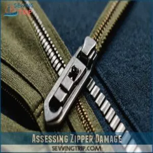 Assessing Zipper Damage