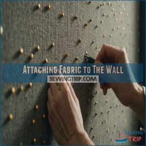 Attaching Fabric to The Wall