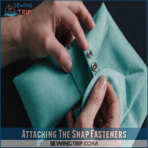 Attaching The Snap Fasteners