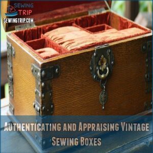 Authenticating and Appraising Vintage Sewing Boxes