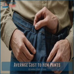 Average Cost to Hem Pants