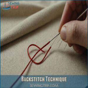 Backstitch Technique Backstitch Technique