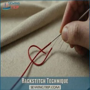 Backstitch Technique