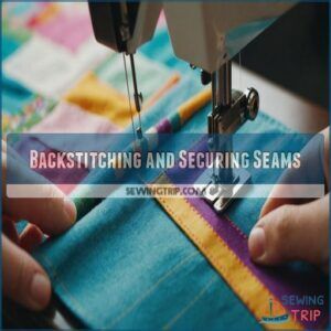 Backstitching and Securing Seams Backstitching and Securing Seams