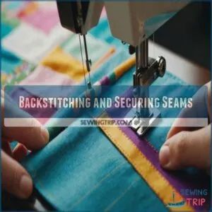 Backstitching and Securing Seams