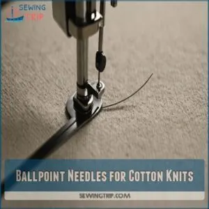 Ballpoint Needles for Cotton Knits