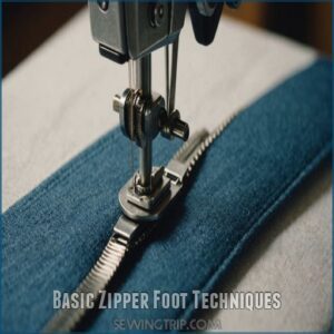 Basic Zipper Foot Techniques