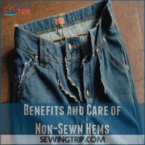 Benefits and Care of Non-Sewn Hems