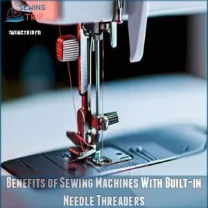 Benefits of Sewing Machines With Built-in Needle Threaders