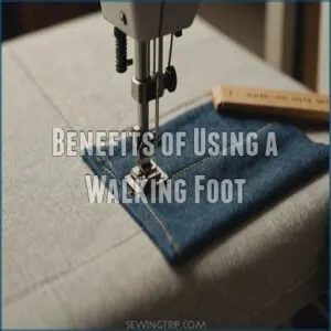 Benefits of Using a Walking Foot