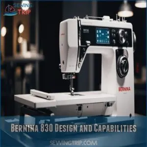 Bernina 830 Design and Capabilities