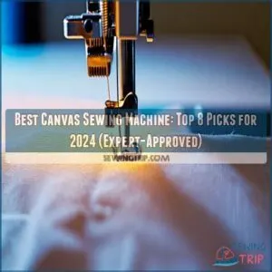 best canvas sewing machine