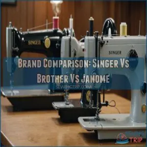 Brand Comparison: Singer Vs Brother Vs Janome