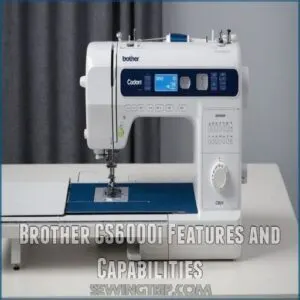 Brother CS6000i Features and Capabilities