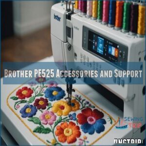 Brother PE525 Accessories and Support