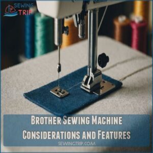 Brother Sewing Machine Considerations and Features