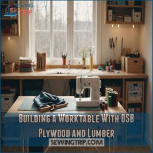 Building a Worktable With OSB Plywood and Lumber