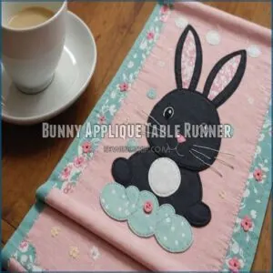 Bunny Applique Table Runner