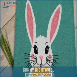 Bunny Dishtowel