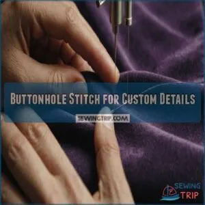 Buttonhole Stitch for Custom Details