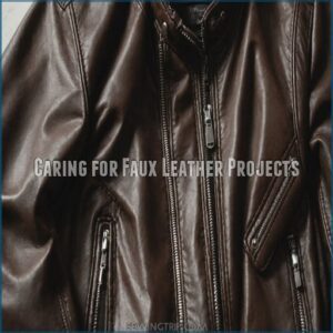 Caring for Faux Leather Projects