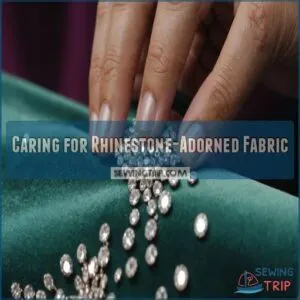 Caring for Rhinestone-Adorned Fabric