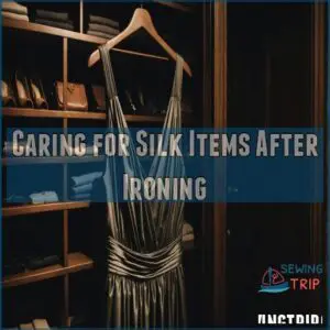 Caring for Silk Items After Ironing