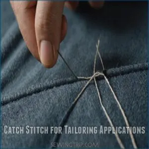 Catch Stitch for Tailoring Applications