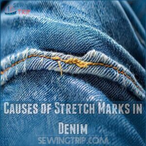 Causes of Stretch Marks in Denim Causes of Stretch Marks in Denim