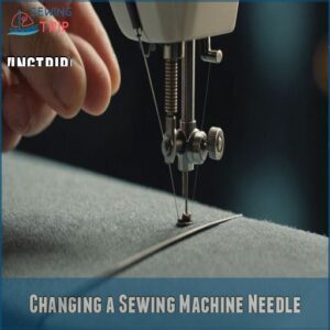 Changing a Sewing Machine Needle