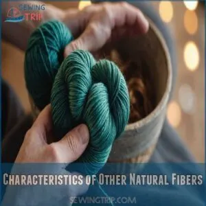 Characteristics of Other Natural Fibers