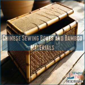 Chinese Sewing Boxes and Bamboo Materials