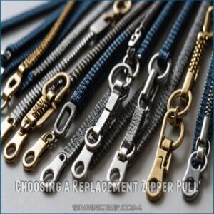 Choosing a Replacement Zipper Pull