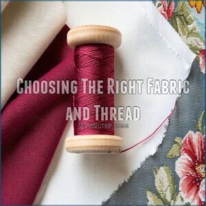 Choosing The Right Fabric and Thread Choosing The Right Fabric and Thread