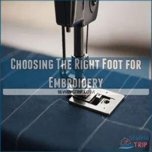 Choosing The Right Foot for Embroidery