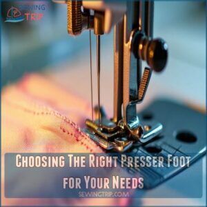 Choosing The Right Presser Foot for Your Needs Choosing The Right Presser Foot for Your Needs