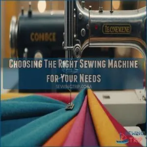 Choosing The Right Sewing Machine for Your Needs