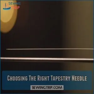 Choosing The Right Tapestry Needle