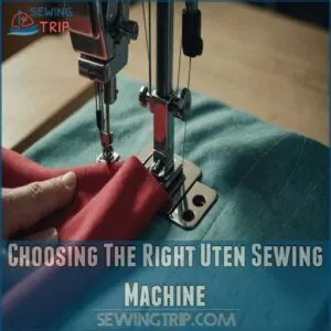 Choosing The Right Uten Sewing Machine