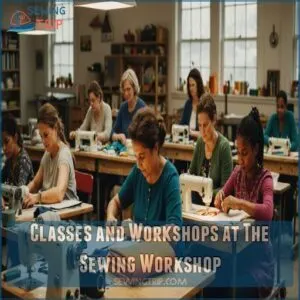 Classes and Workshops at The Sewing Workshop